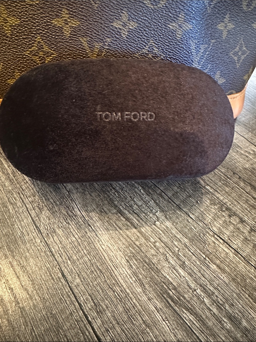 Tom Ford Black Velvet Sunglass Case